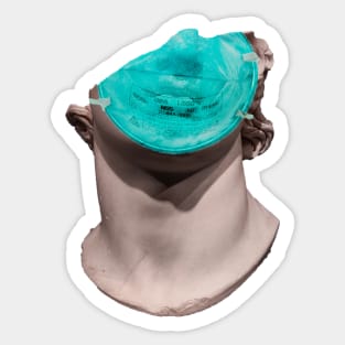 A mask that fits Sticker